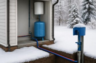 Схема зимнего водоснабжения дома