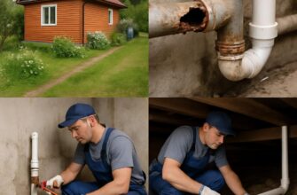 Замена труб на даче