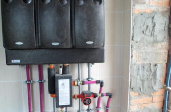 Модульная котельная и трубы REHAU