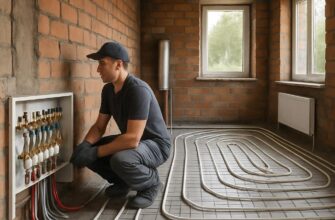 Монтаж отопления в коттедже