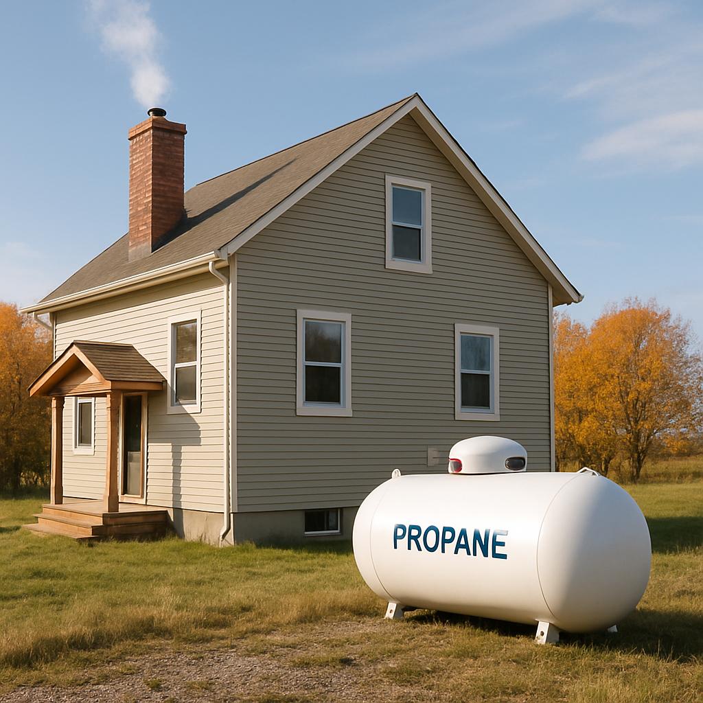 Отопление частного дома баллонным газом Отопление частного дома баллонным газом