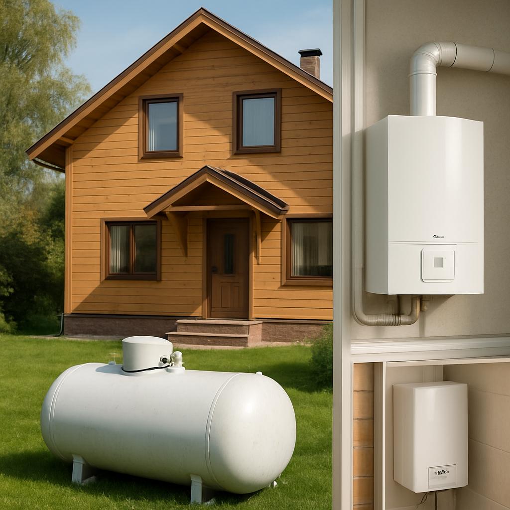 Газовое отопление для дачи Газовое отопление для дачи