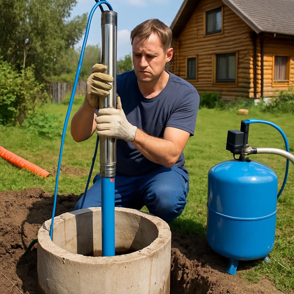 Водоснабжение с помощью колодезных насосов Водоснабжение с помощью колодезных насосов