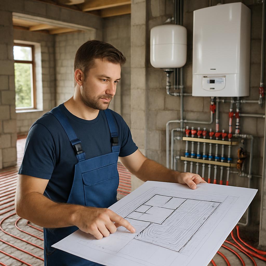 Монтаж отопления коттеджа Монтаж отопления коттеджа