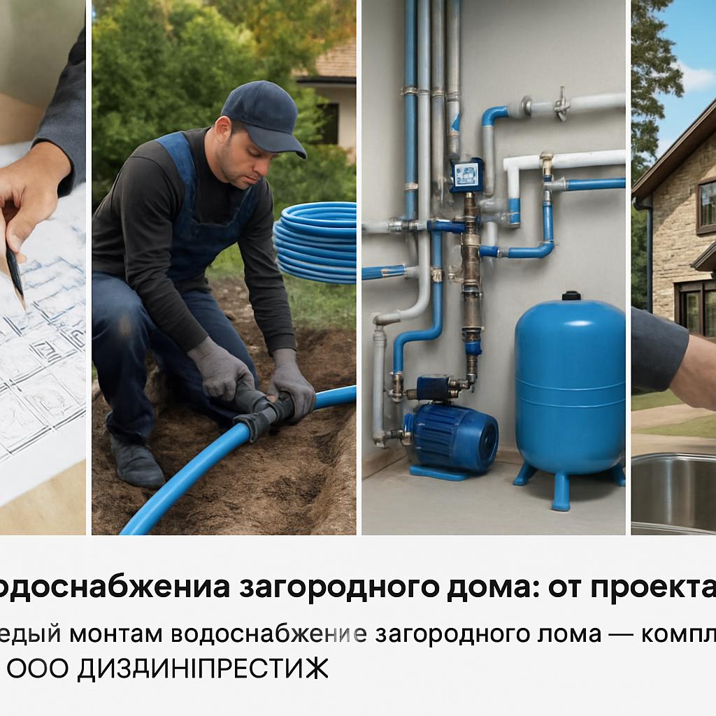 Монтаж водоснабжения загородного дома Монтаж водоснабжения загородного дома