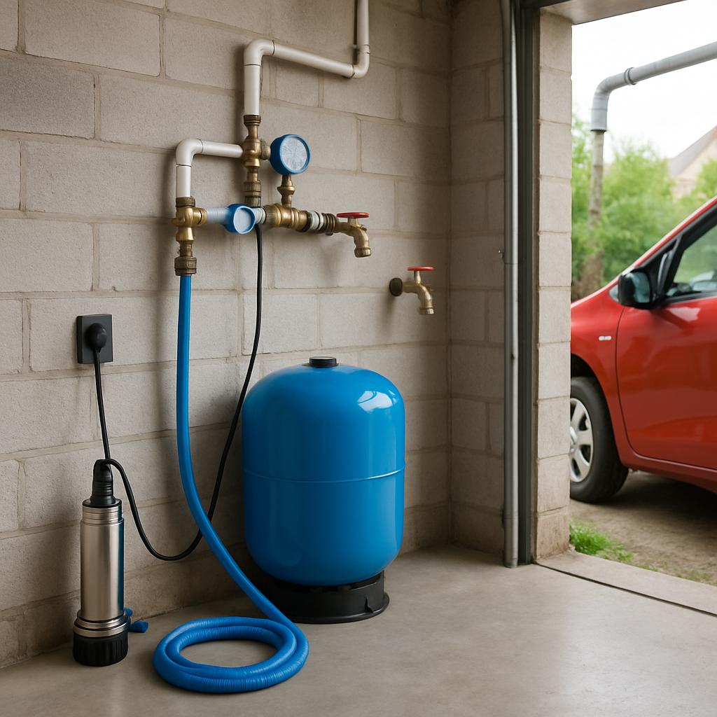 Автономное водоснабжение гаража Автономное водоснабжение гаража