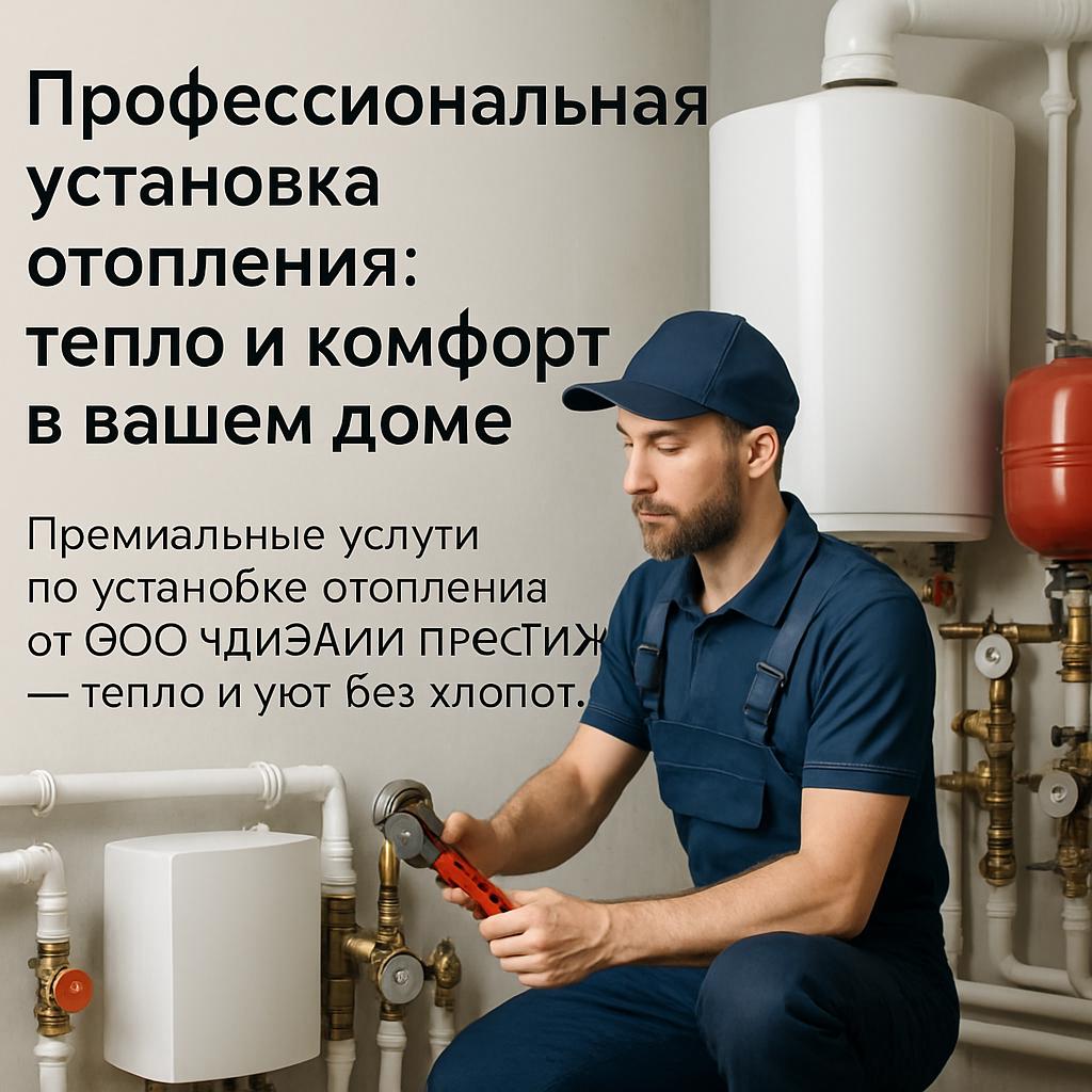 Профессиональная установка отопления