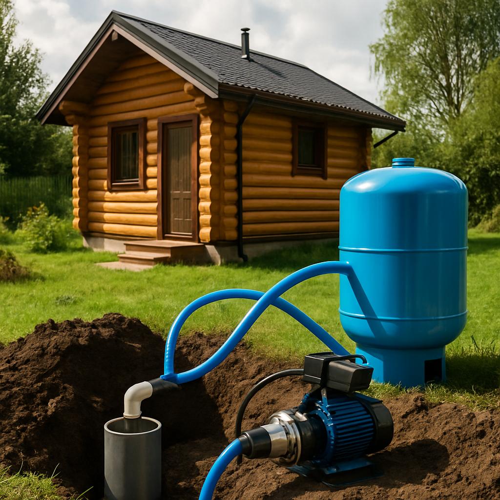 Автономное водоснабжение бани Автономное водоснабжение бани