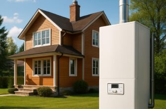 Газовое отопление загородного дома