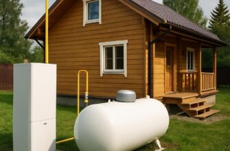 Автономное газовое отопление дачи