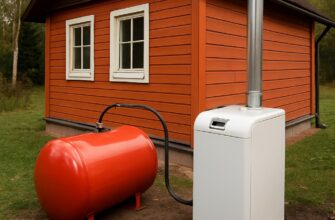 Автономное отопление дачи на жидком топливе