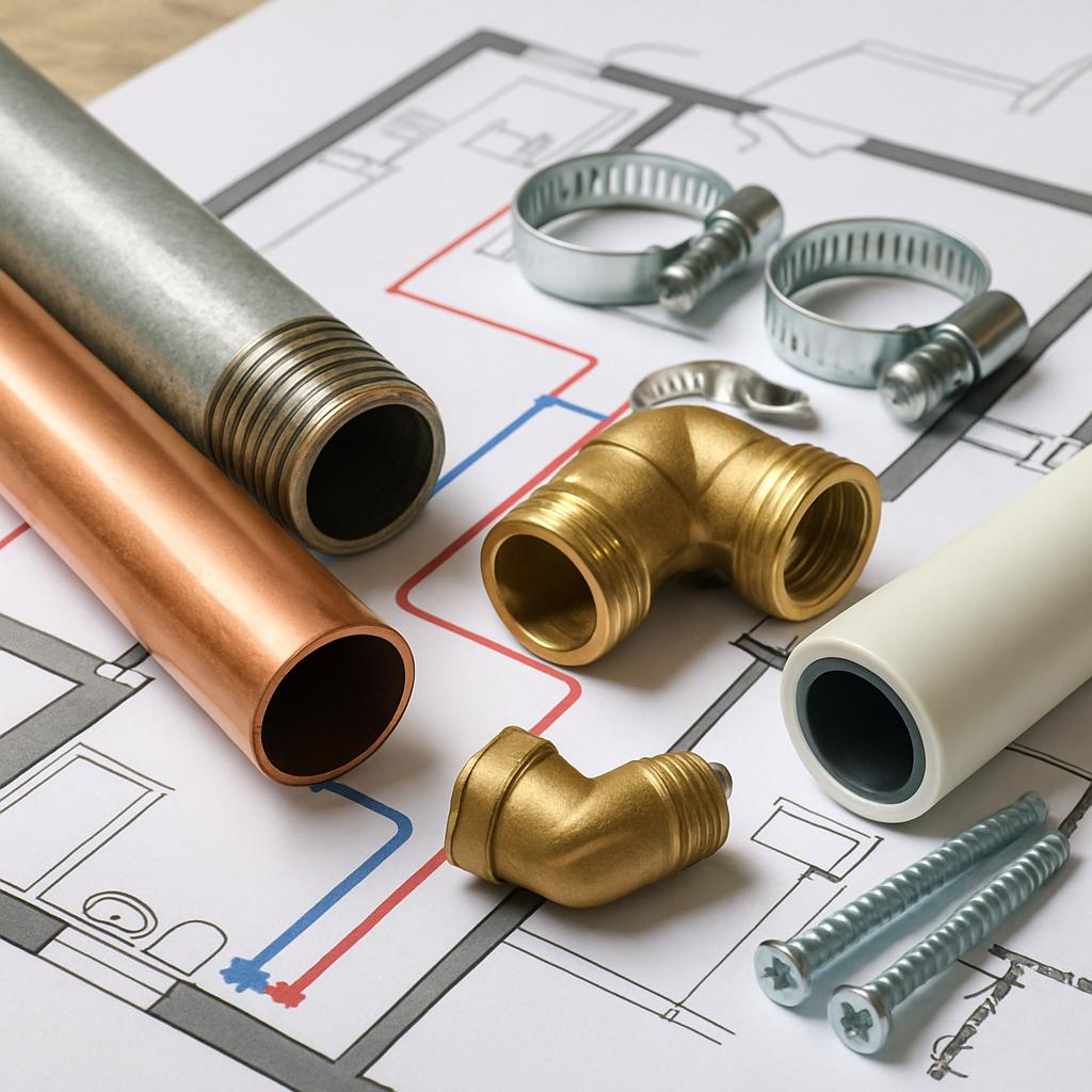 Водоснабжение частного дома: как выбрать материал труб и их диаметр