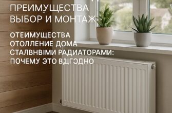 Отопление дома стальными радиаторами
