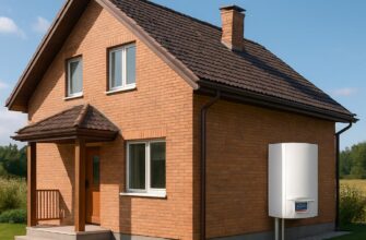 Комбинированное газовое отопление коттеджа в Истре