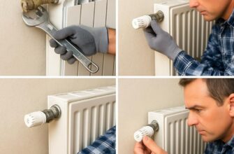 Замена кранов радиаторов