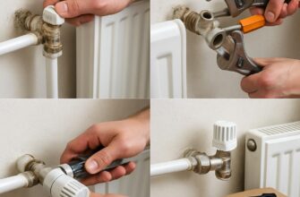 Замена устаревших кранов на радиаторах