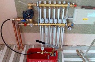 Как провести опрессовку труб теплого пола