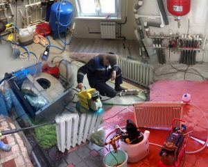 Промывка системы отопления и замена теплоносителя в Истре