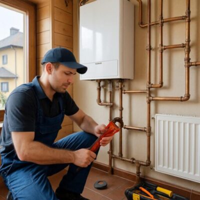 Ремонт труб отопления коттеджа