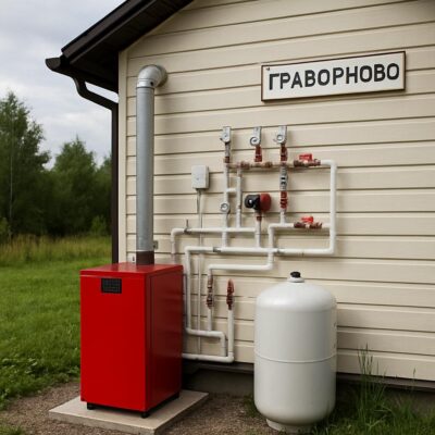 Отопление частного дома в Граворново