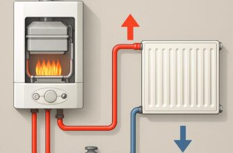 Как работает водяное газовое отопление