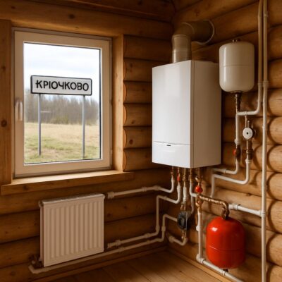 Отопление частного дома в Красновидово