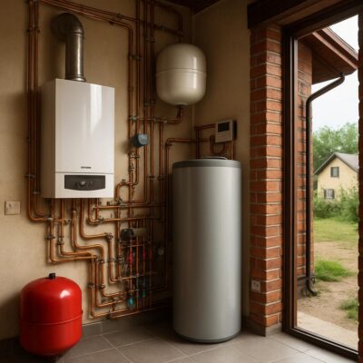 Отопление частного дома в Горшково