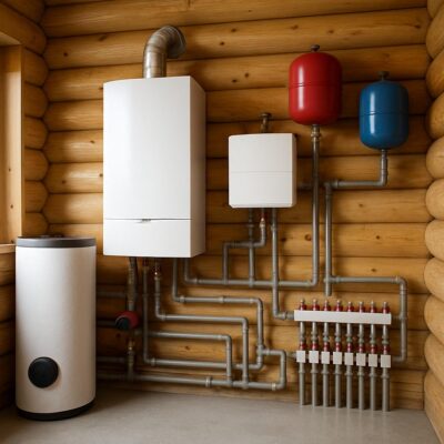 Отопление частного дома в Давыдково