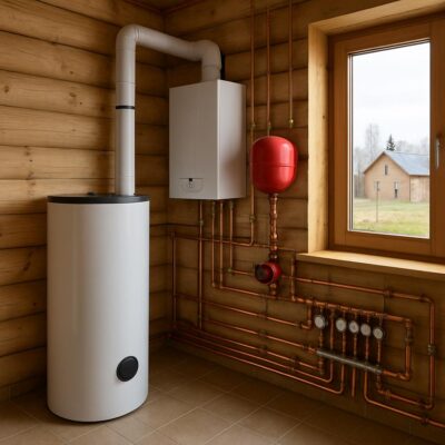 Отопление частного дома в Зенькино