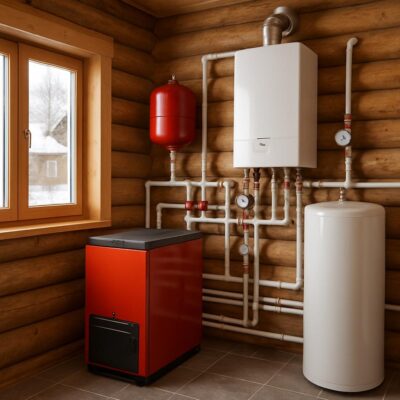 Отопление частного дома в Куртниково