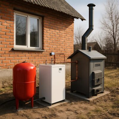 Отопление частного дома в Карасино