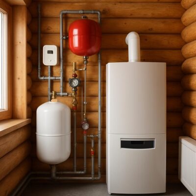 Отопление частного дома в Лыщёво