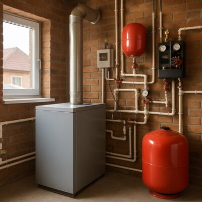 Отопление частного дома в Брыково