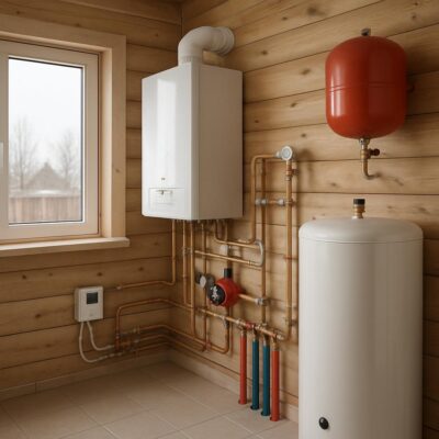 Отопление частного дома в Кашино