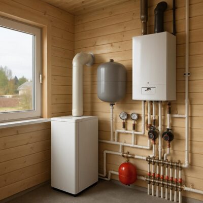 Отопление частного дома в Манихино