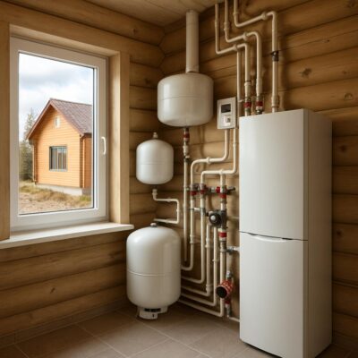 Отопление частного дома в Зыково