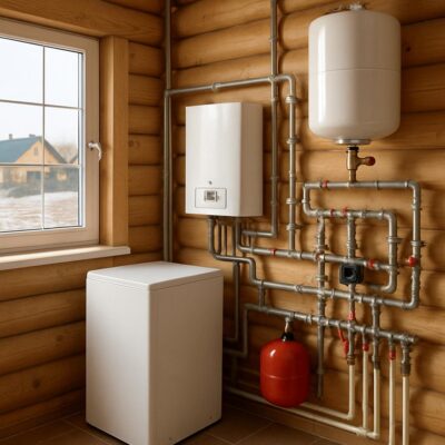 Отопление частного дома в Корсаково