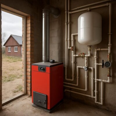 Отопление частного дома в Ленино