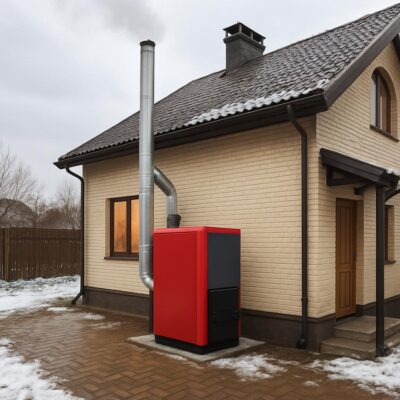 Отопление частного дома в Леоново