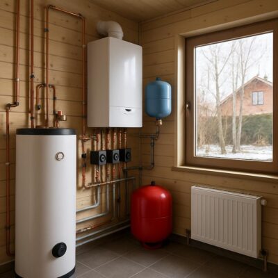 Отопление частного дома в Давыдовском