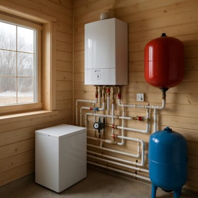 Отопление частного дома в Мартюшино