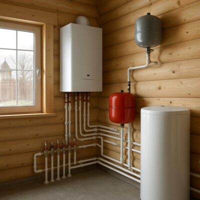 Отопление частного дома в Кострово